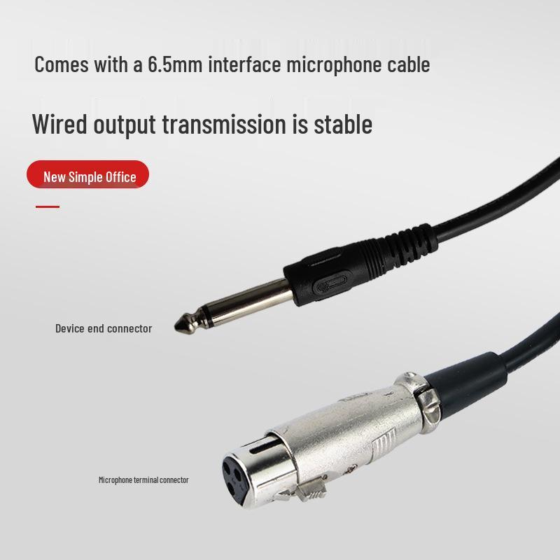 Portable Metal Wired Handheld Microphone for Home Karaoke and Car Recording