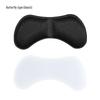 Adjustable Soft Invisible Heel Sticker for Anti-Wear and Anti-Drop Protection In High Heel and Sports Shoes - Half Size with Color Bag Packaging