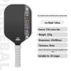 T700 Carbon Fiber Pickleball Paddle Set for Adults & Kids - Professional Competition Quality.