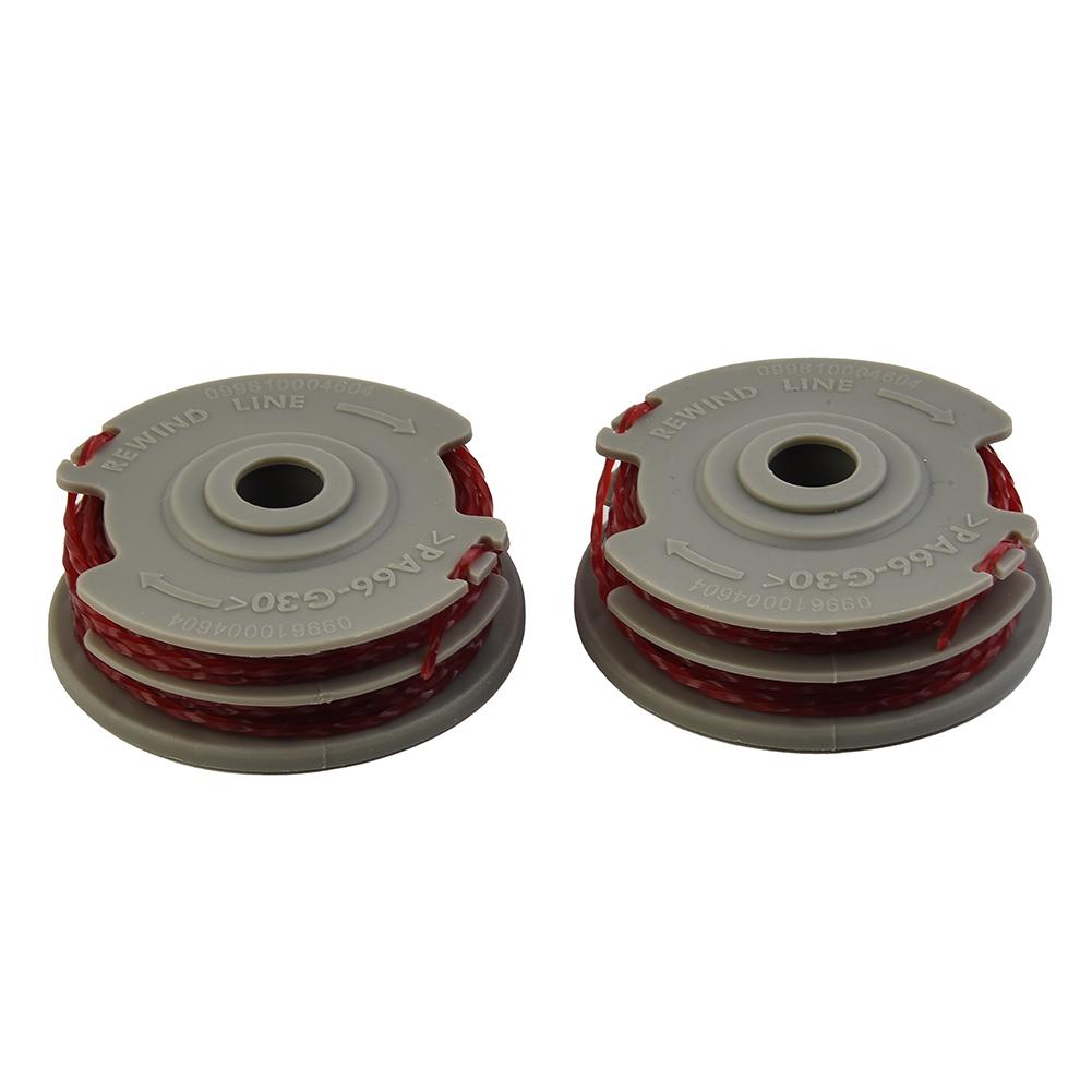 One Set Spool Cap Cover Line Spools For FLYMO FLY021 500 600 700 String Trimmer Parts Garden Tools Accessories