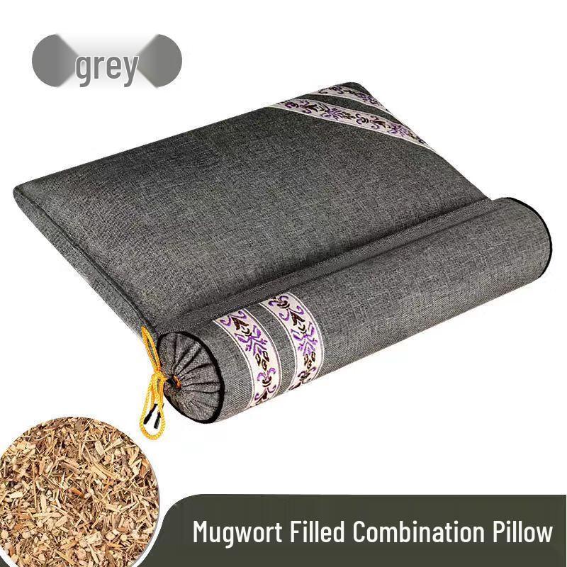 Lishen Mugwort Adult Cylindrical Combination Sleep Pillow