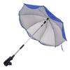 14-calowy uniwersalny parasol do wózka z ochroną UV, regulowany parasol do wózka dziecięcego, szafirowy niebieski (Srebrny Klej)