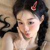 Kids Watermelon Sequined Hairpin for Halloween Birthday Photo Props Fun Headwear Cosplay Hair Accessories