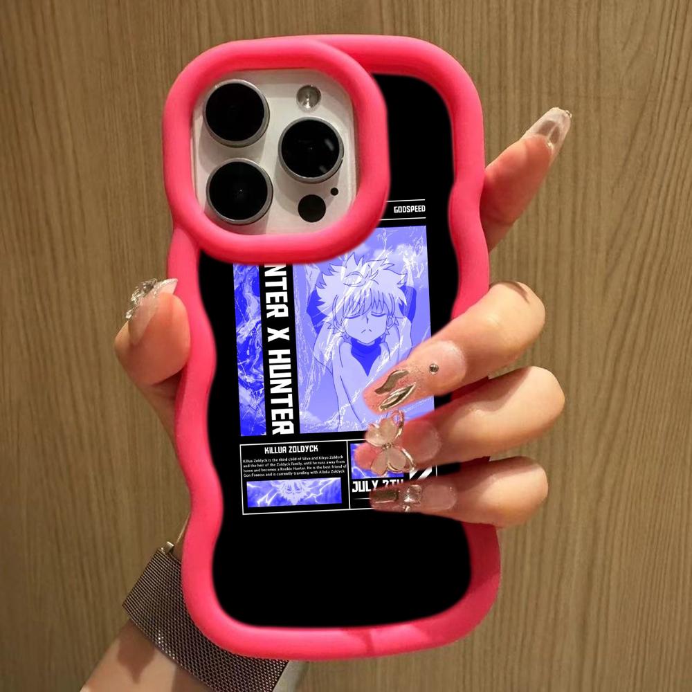 Ae82 Hunter X Hunter Anime Art Huse de protecție pentru telefon pentru Samsung S24 Plus S23 Ultra A14 A55 A06 Honor X9b Motorola OnePlus Big Wave TPU Husă din spate