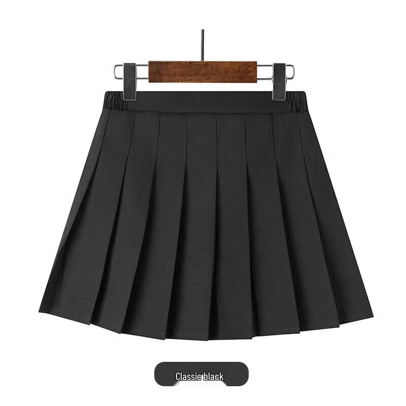 Girls' British Style Pleated School Uniform Skirt