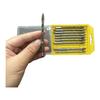 Eccentric Drill Set 10 Piece with Alloy Construction and Threaded Chip Evacuation Groove for Fast Work Completion