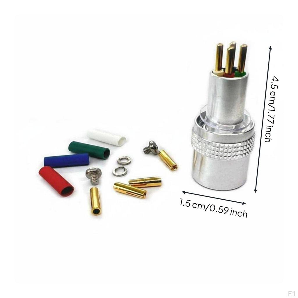 Tonearm Connector CNC Machined Turntable Socket Aluminum Alloy Headshell