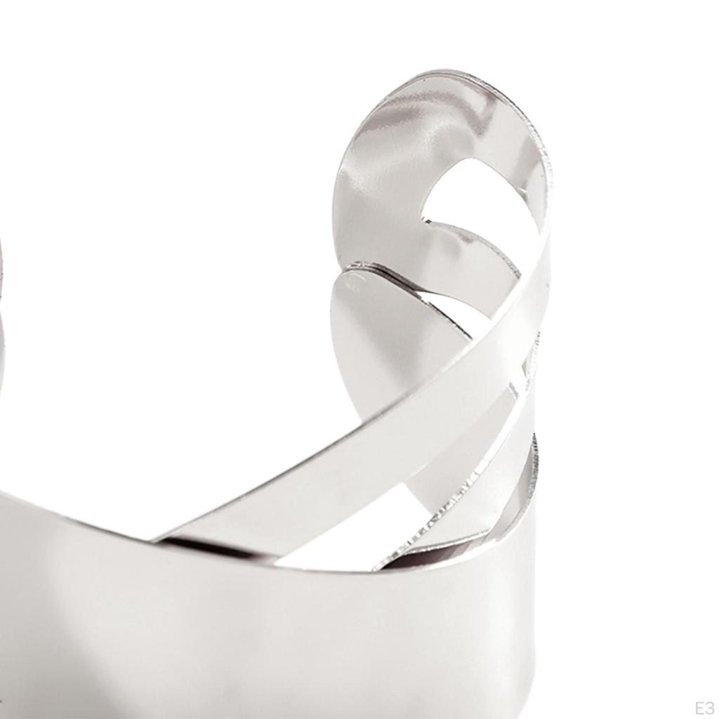 Open Bracelet Wrist Bangle Fashion Minimalist Cuff for Birthday Wedding