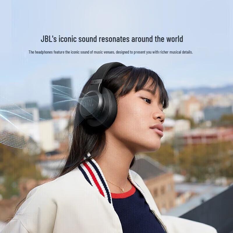 JBL LIVE 660NC Wireless Over-Ear Noise-Cancelling Headphones