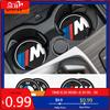 LGFHR1 Car Sticker M Power Car Coasters Silicone Anti-Slip Water Cup Mat For BMW X1 X2 X3 X5 X4 X6 X7 G30 G20 G32 G11 G12 F40 F30 F20 F