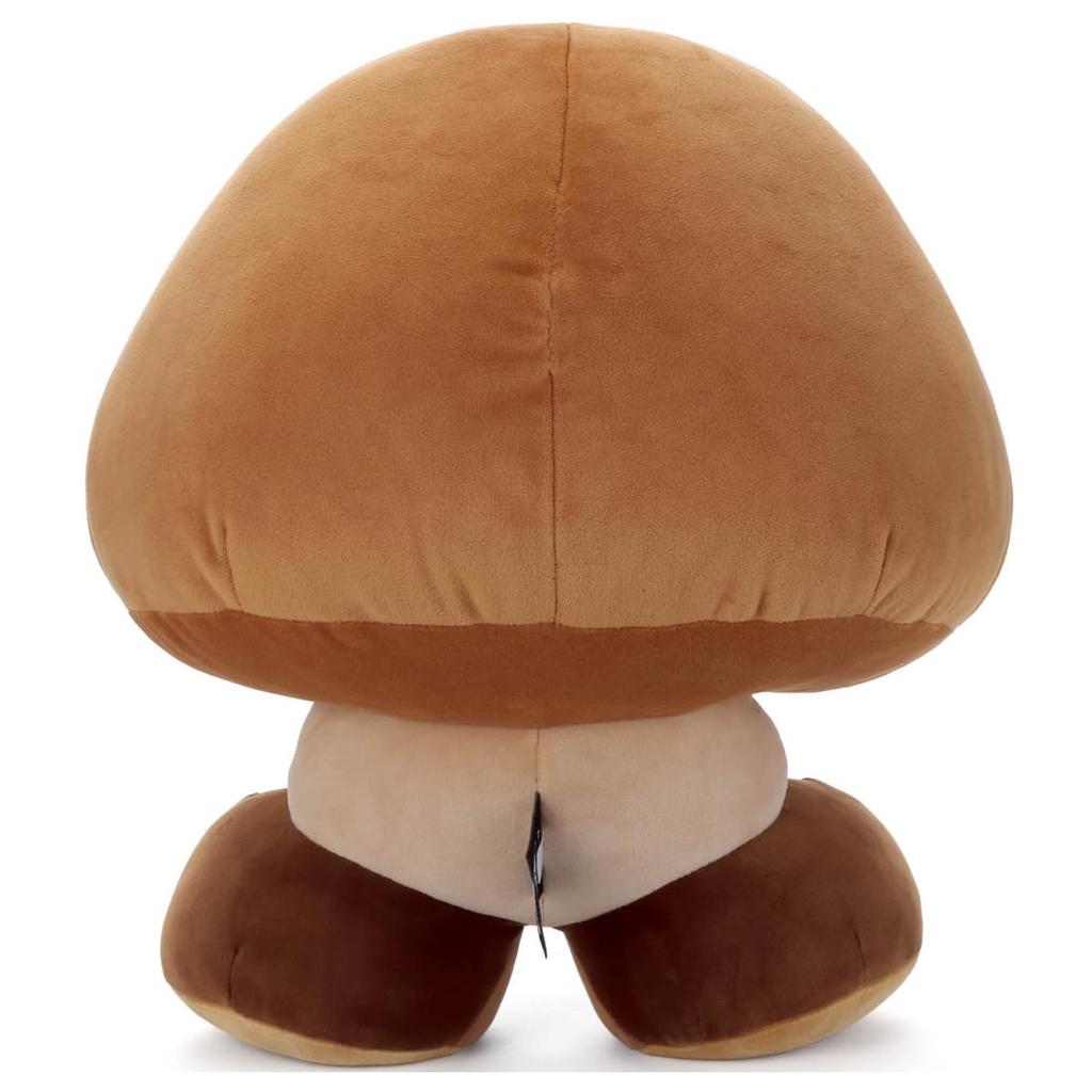 Takara Tomy Arts (TAKARATOMY A.R.T.S) Super Mario Mocchi-Mocchi-GameStyle Goomba Plush Toy, Approximately 37cm Tall