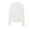 European and American Style Women's Clothing Fashion Commuting Versatile Slim-fitting Simple Long-sleeved Turtleneck T-shirt 2335643