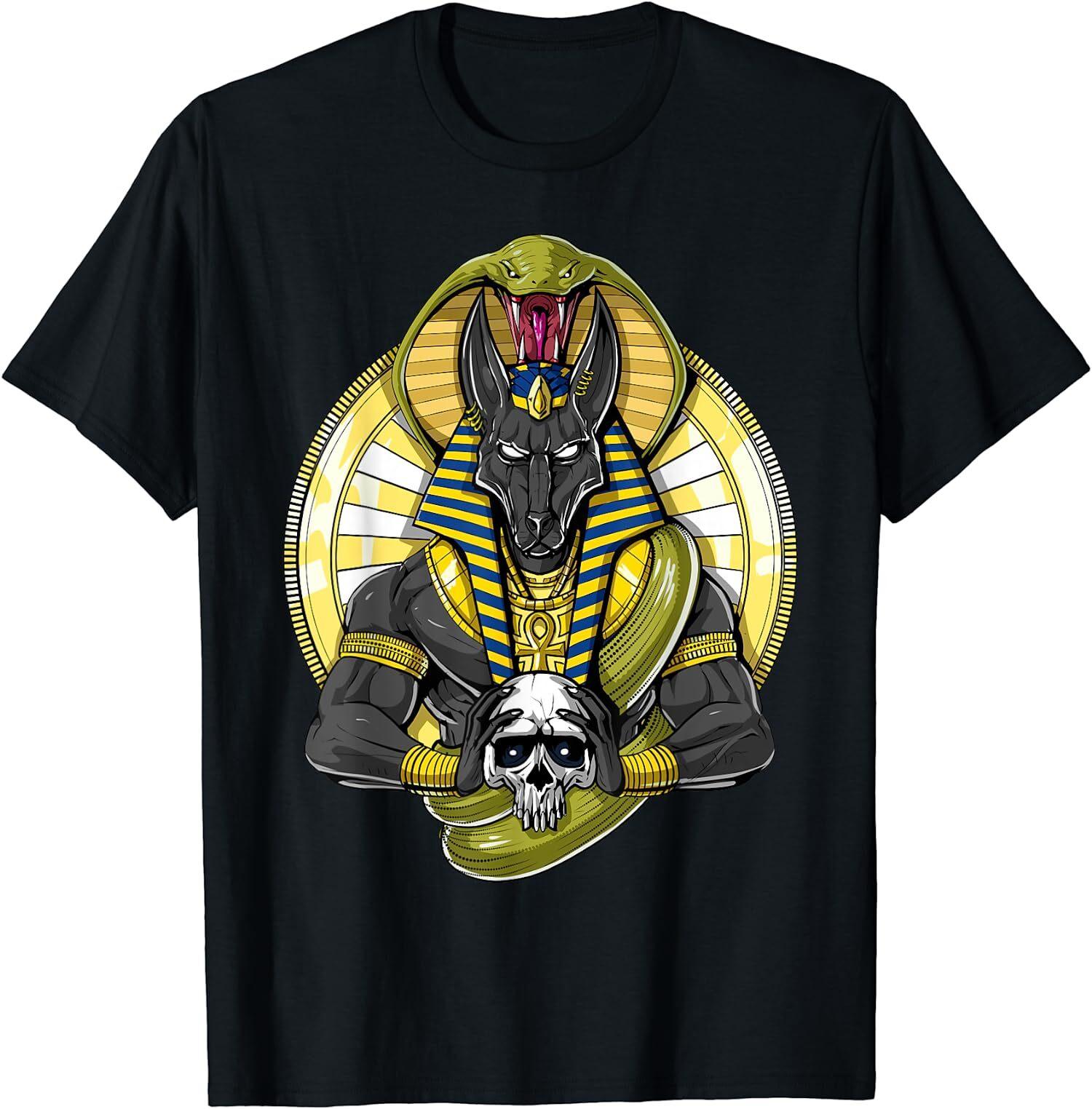 NEW LIMITED Anubis Skull Egyptian God Of The Dead Ancient Mythology T-Shirt S