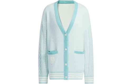 Adidas Originals SS24 V-Day Polo Sweater Knitwear Simple Mint Green JE8281 XL зелёный