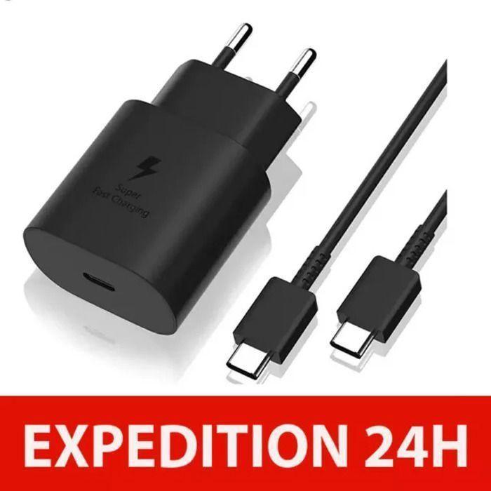 Chargeur Rapide - SAMSUNG - 20W - USB Type-C - Câble Inclus - Design Compact