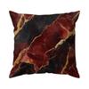 1pcs Wine Red Marble Pillowcase Square Bedroom Cushion Covers Zipper Living Soft Home Comfortable Decor 45x45cm