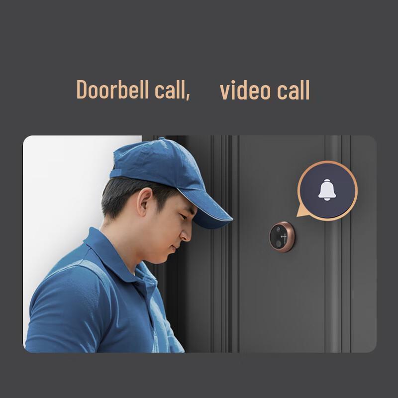 EZVIZ DP2S Smart Peephole Camera with 64GB Card (CN version)