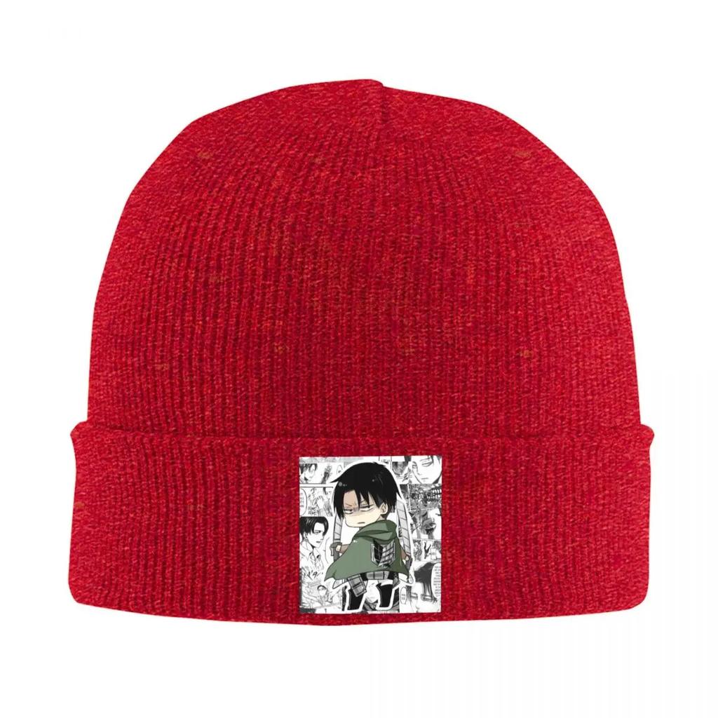 Levi AckerUnisex Attack On Titan Warm Knitted Cap Winter Knit Bonnet Hat Skullies Beanies Hip Hop Caps for Unisex
