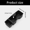 Center Console Protector Slip Proof Cup Holders Insert Low Maintenance TPE Spill Proof Dashboard Tray for Vehicle Use