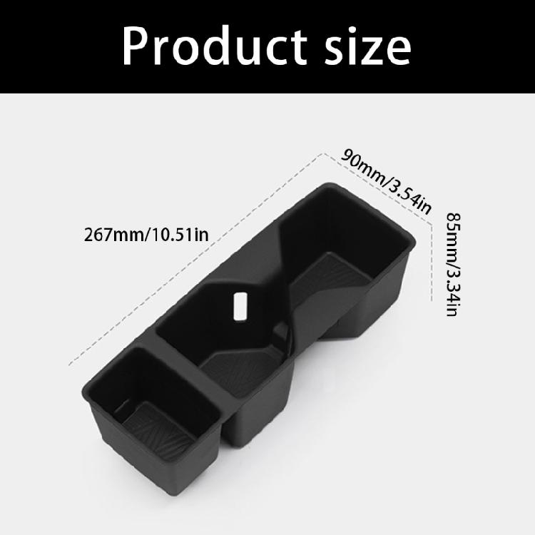 Center Console Protector Slip Proof Cup Holders Insert Low Maintenance TPE Spill Proof Dashboard Tray for Vehicle Use