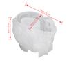 3d Skull Head Silicone Mold Ashtray Epoxy Resin Mold Crafts Plaster Flowerpot Plant Pot Mould Skull Candle Soap Plaster Craft
