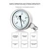 Pressure Gauge Manometer 60mm Dial -0.1-1.6Mpa 0-40Mpa Pressure Meter Manometer M14*1..5 Water Oil Air Pressure Manometer