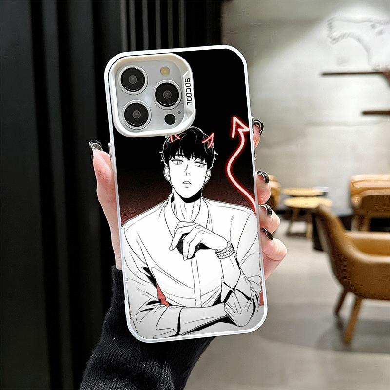 B-J A-Alex Anime Soft Phone Case for iPhone 15 16 17 Pro Max 17Air 16E 14 Plus 13 12 Mini Shockproof Cover Back Shell