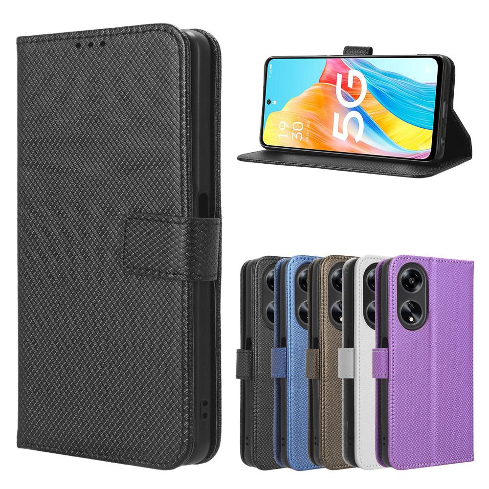 Pro OPPO A98 A 98 5G pouzdro Flip Wallet PU kožený stojánek na karty Pouzdro na telefon