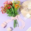4 Rolls Of Pudi Elegant Chiffon Ribbon, Suitable For Gift Wrapping, Wedding Decoration, And Bouquet Decoration - Made Of Chiffon Material, Lightweig