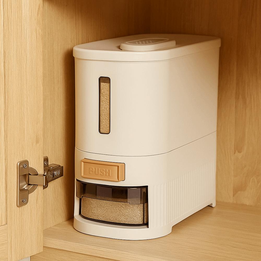 Visible Rice Storage Boxes Moisture-Proof Sealed Bucket Flour Storage Bucket  Kitchen Storage