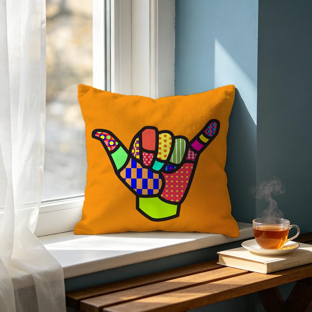 Band GGestureing Cushion Cover Cushion Cover Set Pcs x x x Pillowcase Decorative Sofa Home Decor