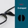 2/5 Packs Stick On Eyeglass Nose Pads - Soft Silicone Anti-Slip Adhesive Nose Pad for Sunglasses and Reading Glasses