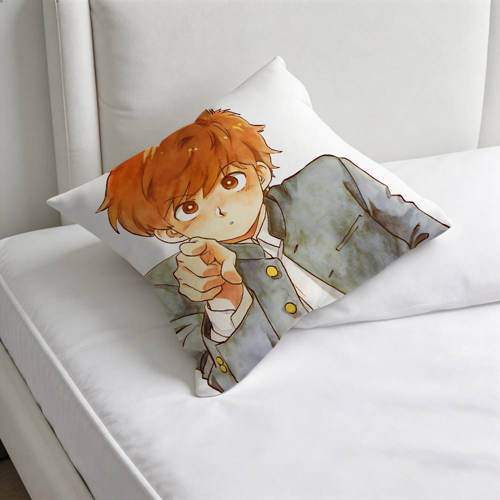 Go For It Nakamura Aiki Hirose Decorative Square Pillow Cover Modern Cushion Case for Living Room Bedroom