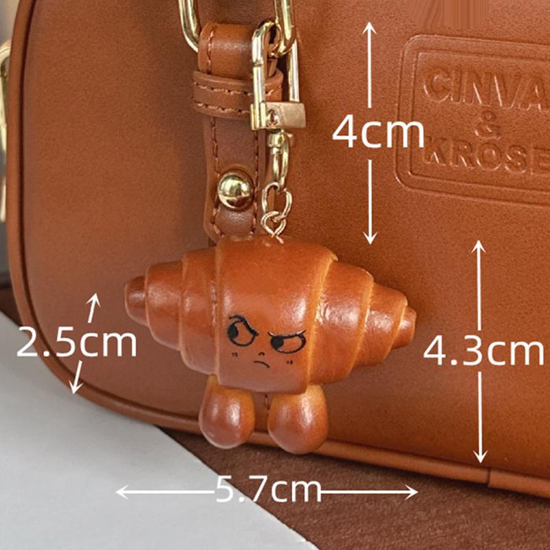 

Щелочной Хлеб Круассан Брелок Подвеска Шарм Рога Лося Брелок Ювелирные Изделия Для Девочки Женщины Подарок Украшение Для Сумки