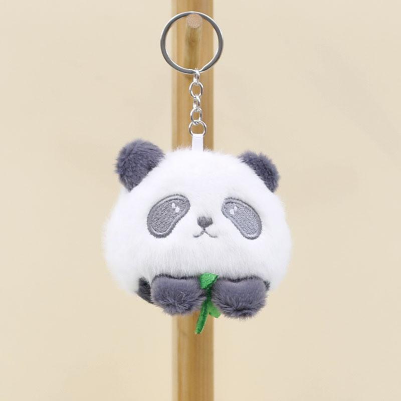 Cute Stuffed Panda Key Clip Super Soft Plush Mini Panda Bag Decoration