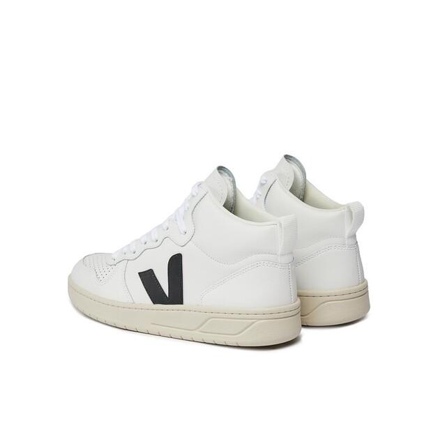Мужские кроссовки Veja V-15 кожа vq0203304b белые