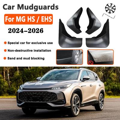 Car Mud Flap For MG HS Accessories MK2 2024 2025 2026 EHS Anti-scratch Auto Mudguards Splash Guard Fender Luxury Car Accessories