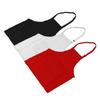 3Pcs Children Aprons Baking DIY Kids Aprons with Pockets for Boys Girls Aged 3?6 White Red Black S