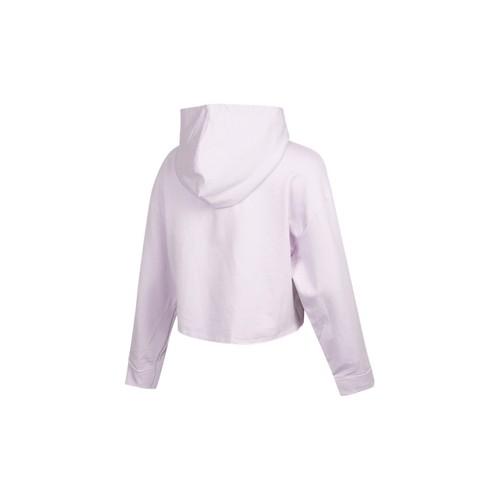 Nike Solid Color Logo Short Hoodie for Women