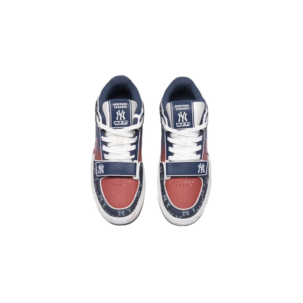 MLB Chunky Liner Skateboard Shoes Unisex Mid top Red/Blue 3ASXCDN3N-50NYD(Team408-)