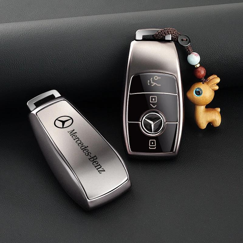 RPO5   TPU Car Key Case Cover Shell Fob For Mercedes Benz A B C E Class GLS GLA GLK GLC CLS CLA AMG W204 W205 W212 W463 W176 Keychain