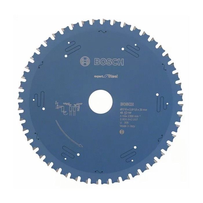 Lame de scie circulaire - BOSCH - 210 x 30 x 1,6mm - 48 dents - MicroteQ - ProteQtion