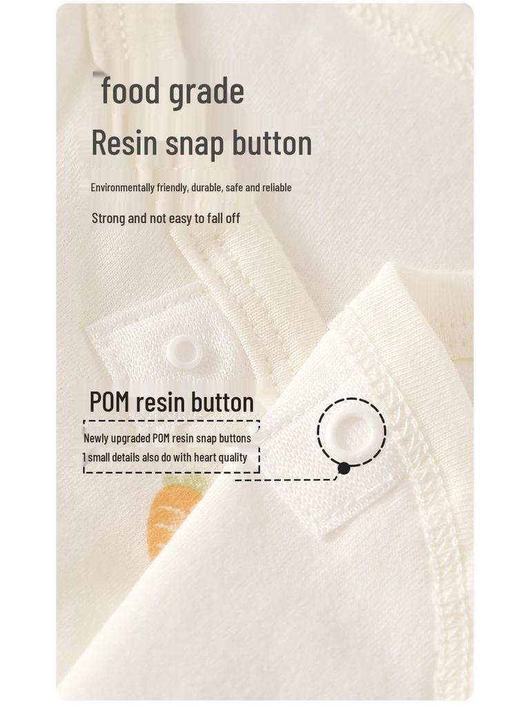 Warm Quilted Infant Romper - Class A 40g Cotton, Newborn Autumn/Winter Wear