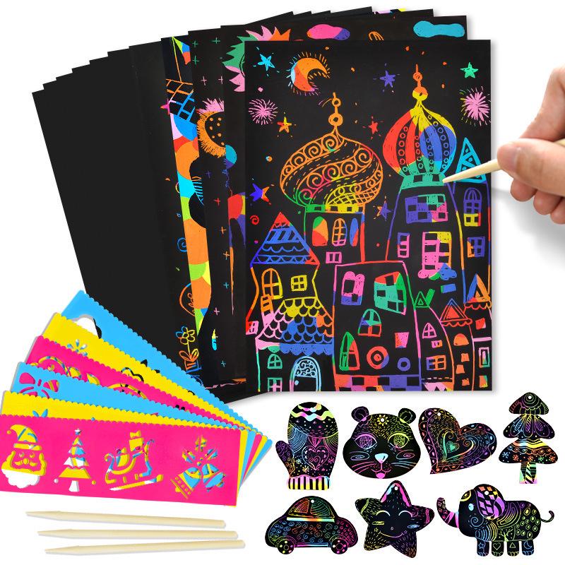 Kindergarten Art Supplies: Handmade Projects for Middle and Big Class Decorations.