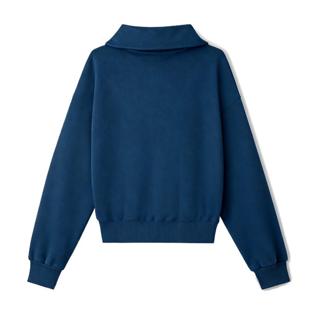 Skechers Skin-Friendly Comfortable Solid Color Pullover Sweatshirt Women tops L425W035-04PT