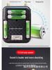 Curated Bluetooth Amplifier: Multifunctional Portable Speaker with High Volume, Card Insertion, Radio, and Four-Battery Power.
