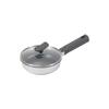 Pearl Metal Fried Egg with Glass Gas Stove Chiiino Pan, 14cm, Lid, Die-cast, Only, Non-stick Coating, HB-6565