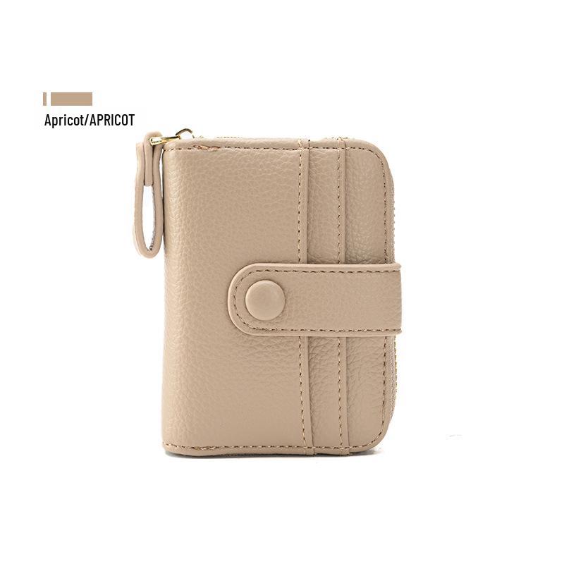 2024 Dámská korejská akordeonová peněženka na karty a peněženka na zip - Velkokapacitní peněženka na mince s mnoha přihrádkami na karty