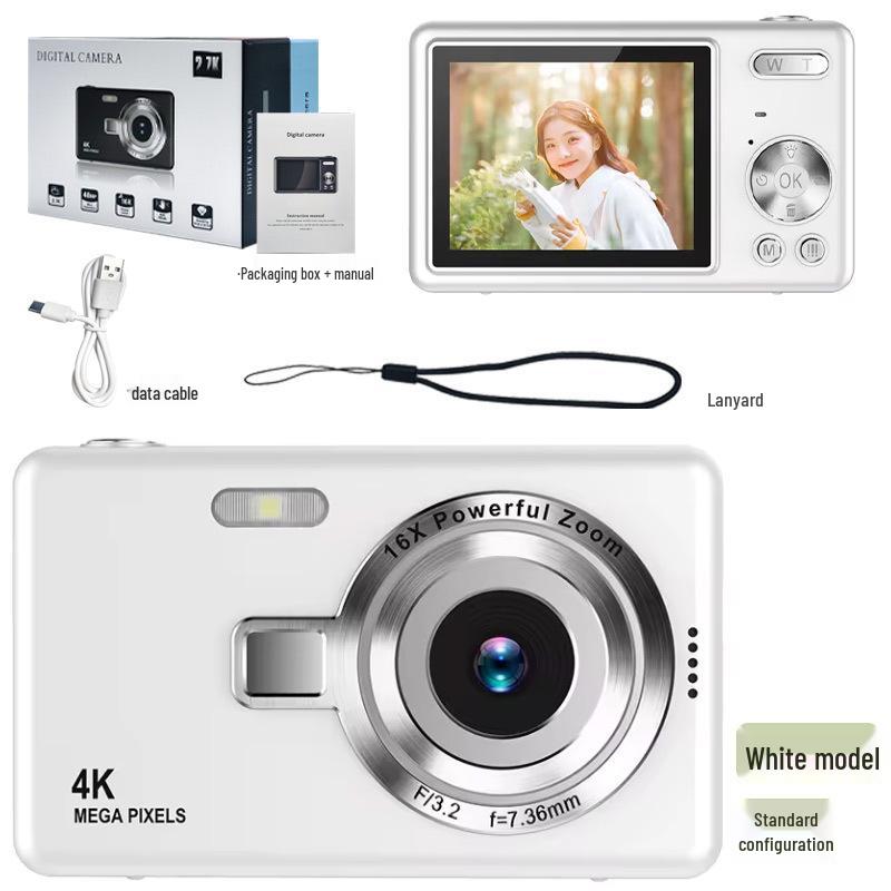 2024 სტუდენტისა და ახალგაზრდის პორტატული ორმაგი HD ციფრული კამერა