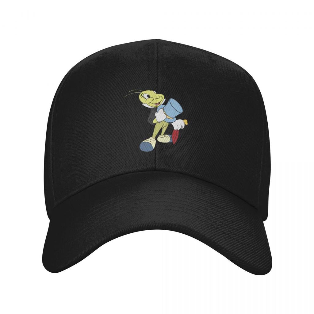 Jiminy Cricket Baseball Cap Big Size Hat Streetwear Custom Caps Girl Men's